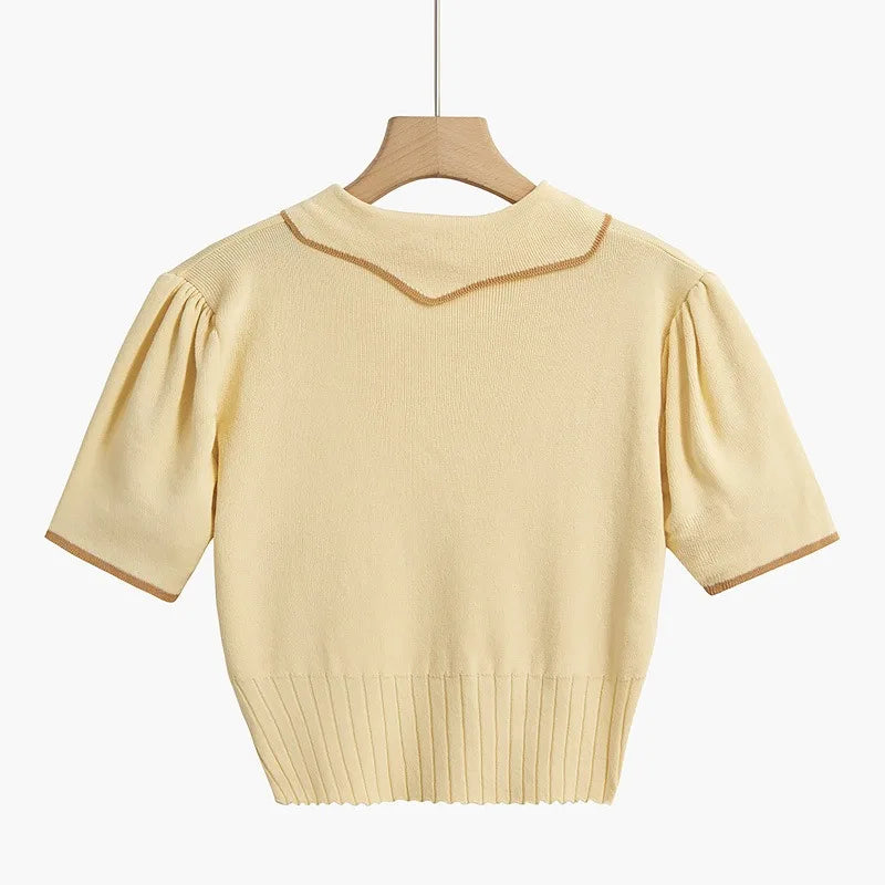 Destiny - Chic Knit Blouse