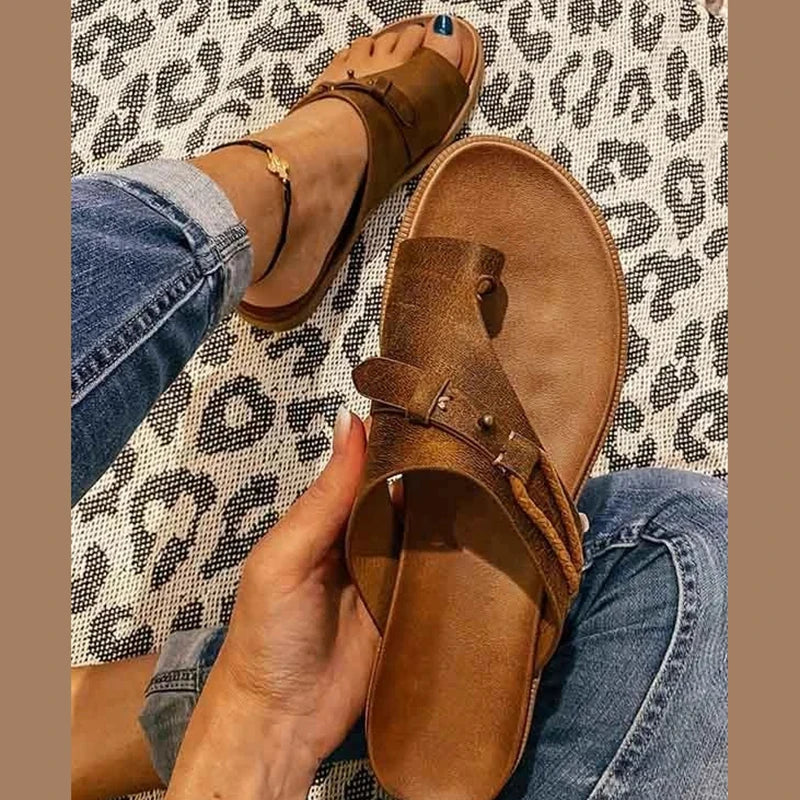 Leah - Soft Leather Sandals