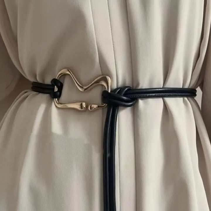 Paige - Sleek Leather Waist Belt