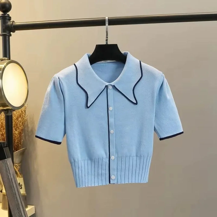Destiny - Chic Knit Blouse