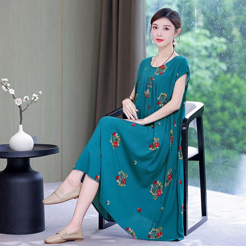 Charlotte - Smooth Floral Dress