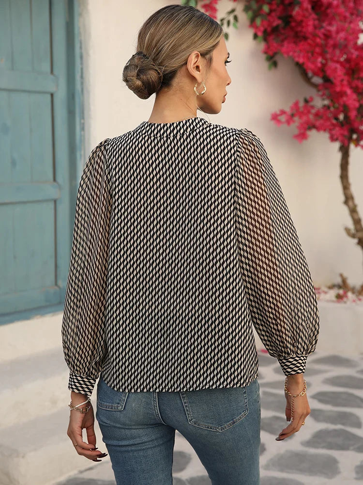 Yesenia - Airy Sheer Blouse