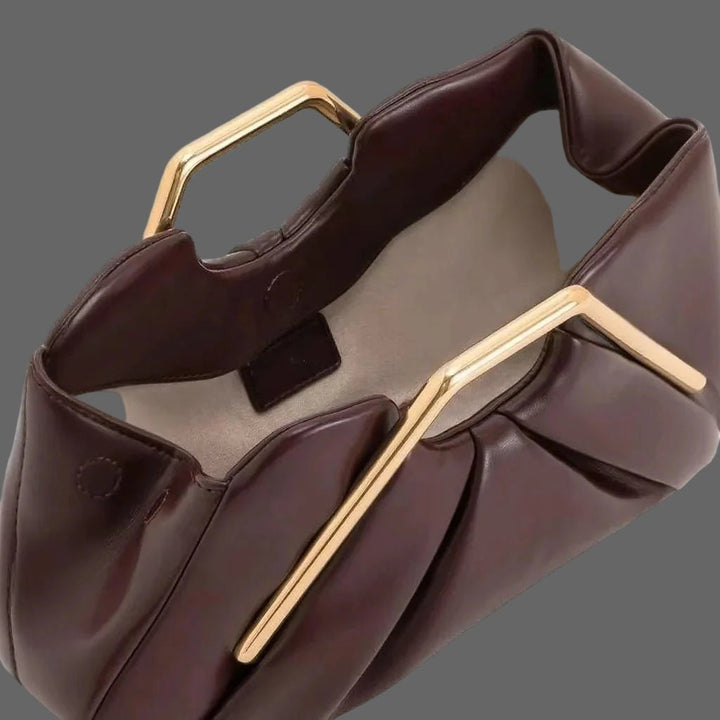 Greta - Elegant Ruched Clutch