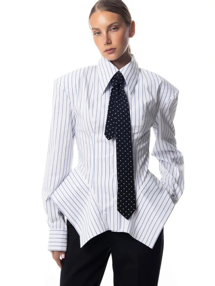 Delaney - Structured Cotton Blouse