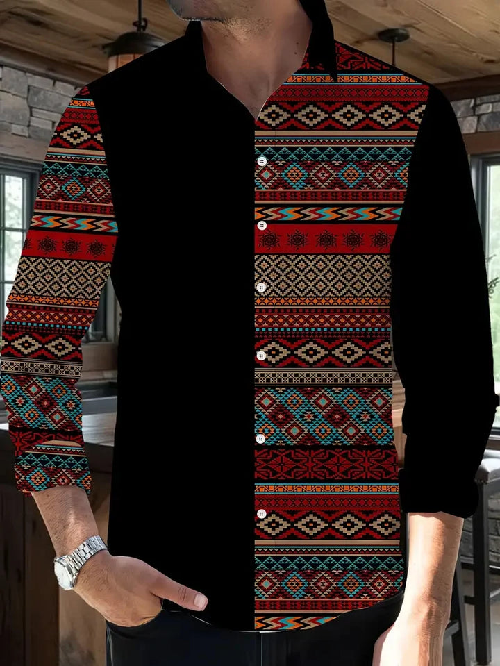 Isaias - Relaxed Patchwork Shirt