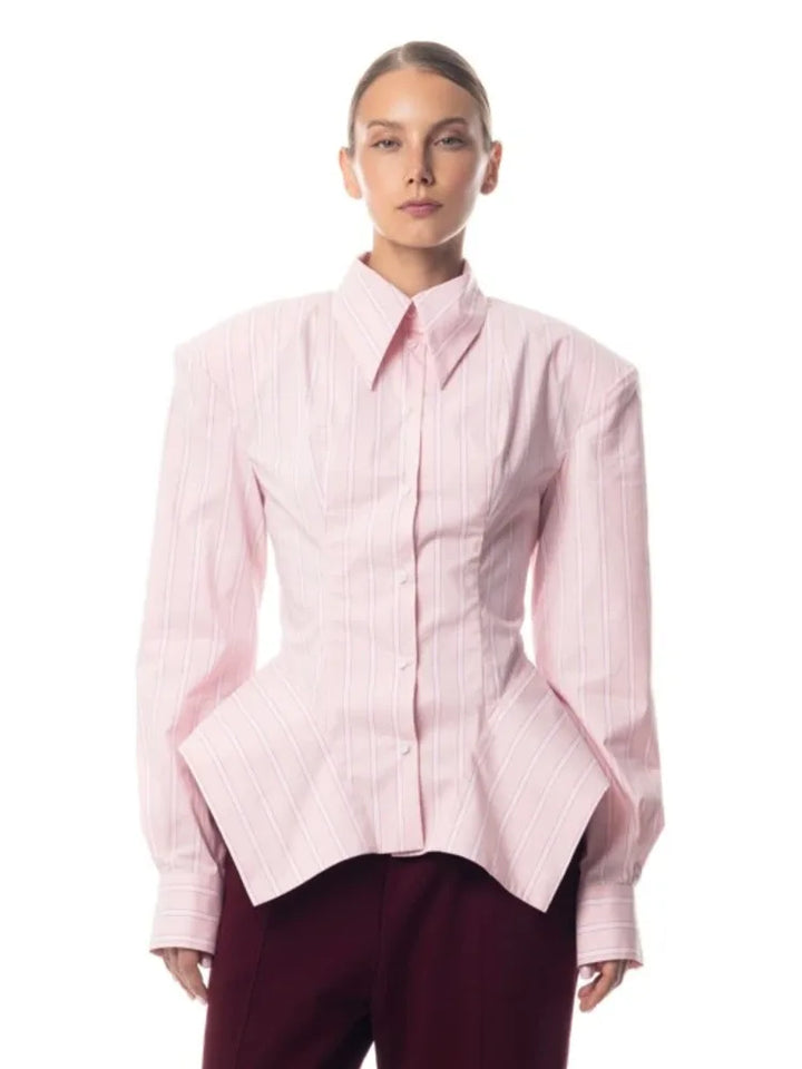 Delaney - Structured Cotton Blouse