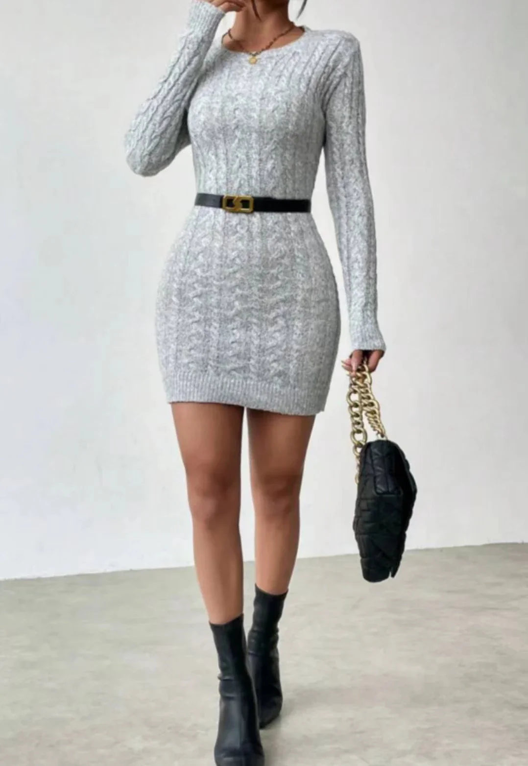 Xena - Cozy Textured Dress