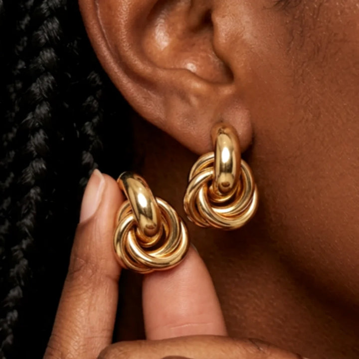 Xandra - Glossy Sculptural Hoops