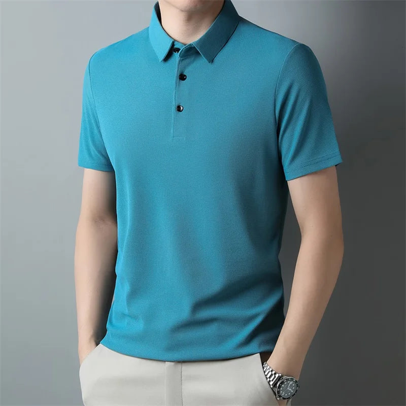 Heron - Sleek Textured Polo
