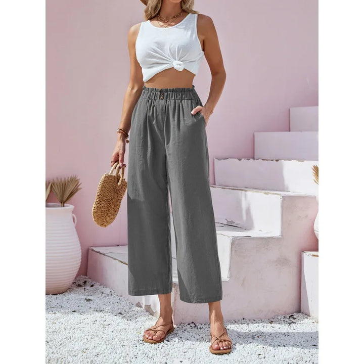 Trinity - Breezy Linen Pants