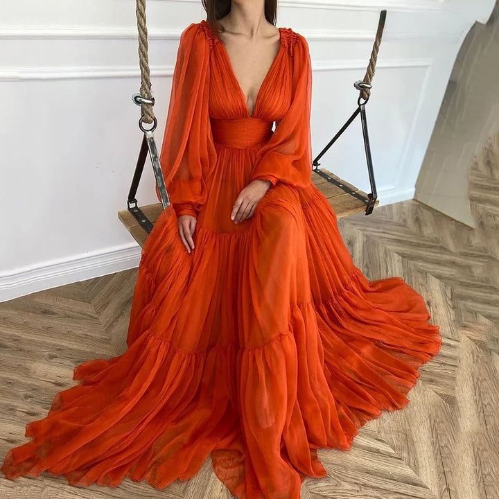 Zadie - Flowing Silk Gown