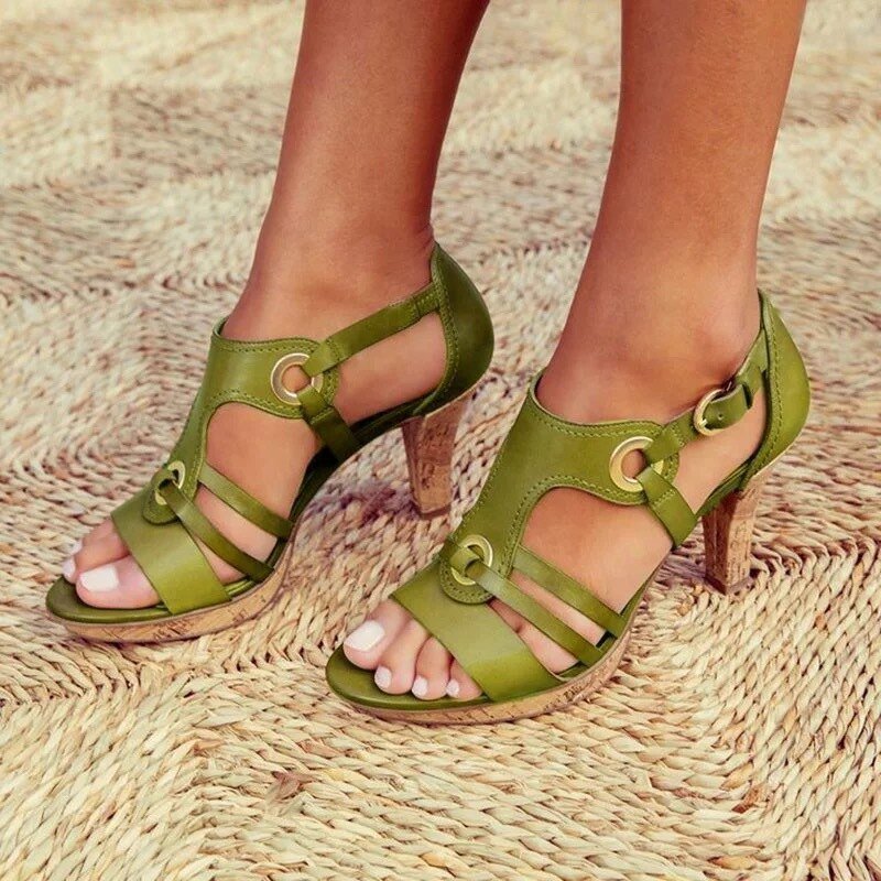 Wilda - Polished Strappy Sandals