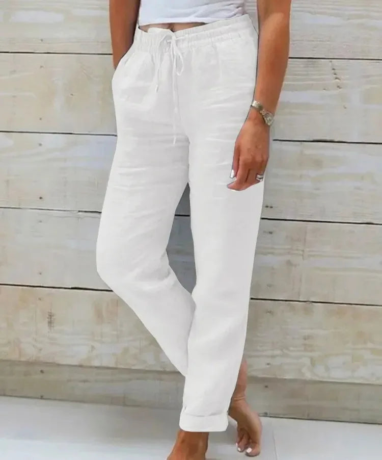 Quenby - Breezy Linen Pants