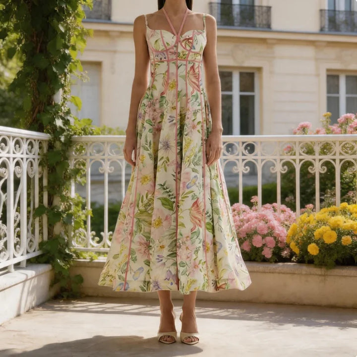 Vienna - Airy Floral Midi Dress