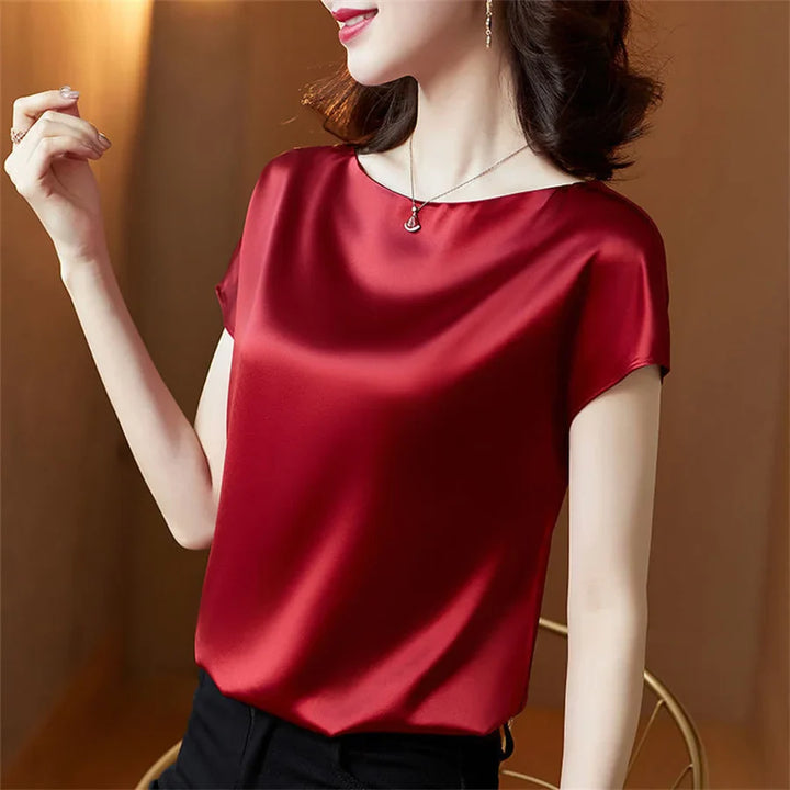 Unice - Silky Satin Blouse