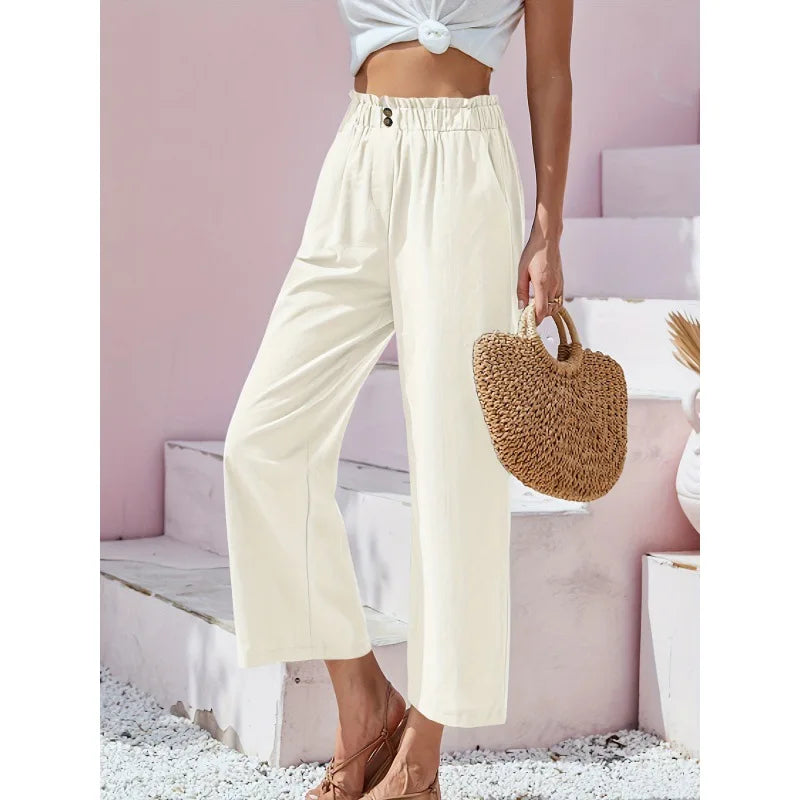 Trinity - Breezy Linen Pants