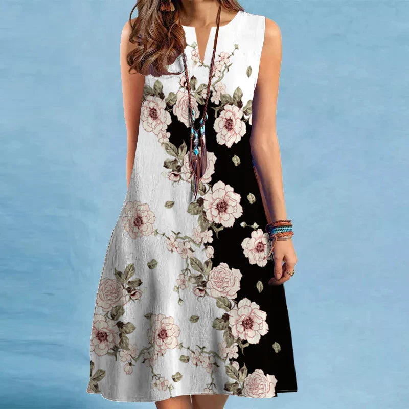 Riley - Elegant Floral Dress – Davis & Lane