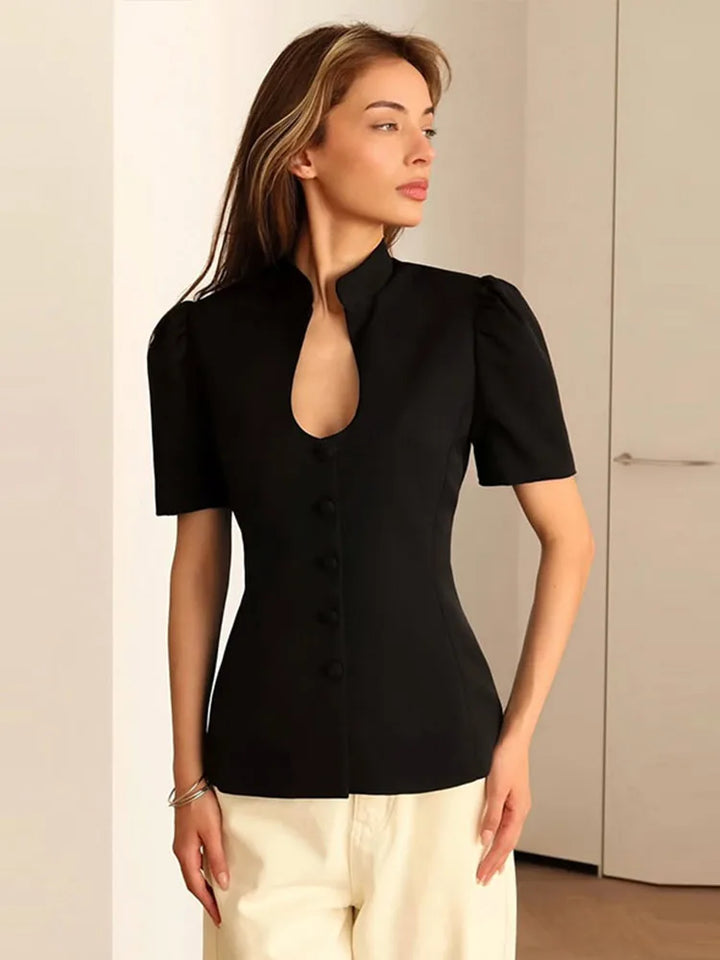 Poppy - Silky Elegant Blouse