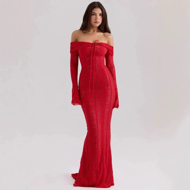 Hannah - Elegant Lace Maxi Dress