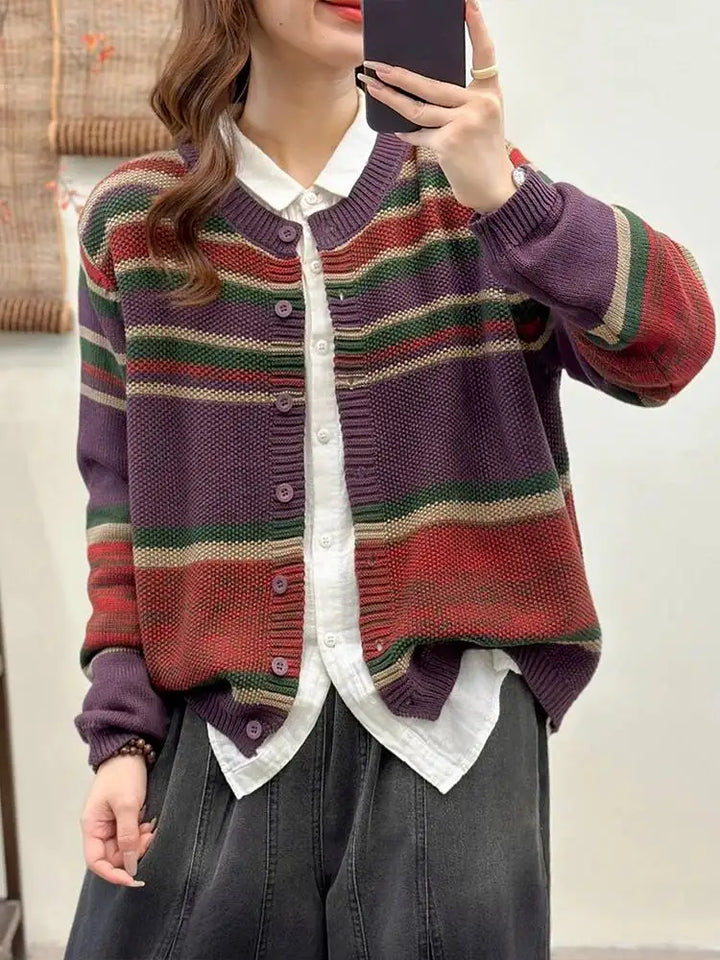 Meredith - Cozy Striped Sweater