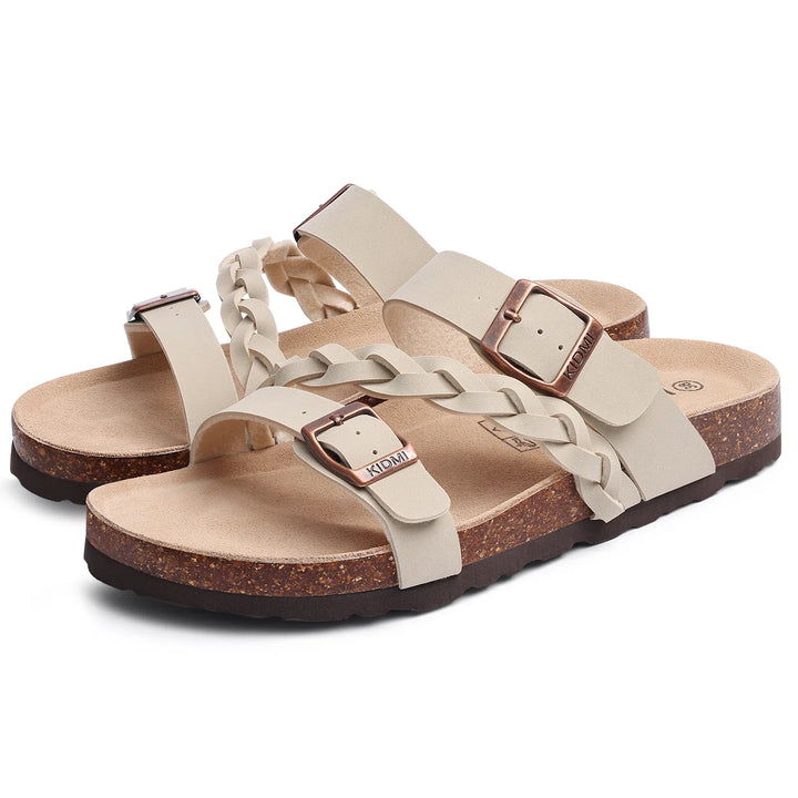 Zahara - Cushy Cork Sandals