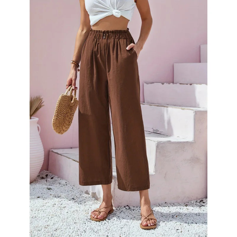 Trinity - Breezy Linen Pants