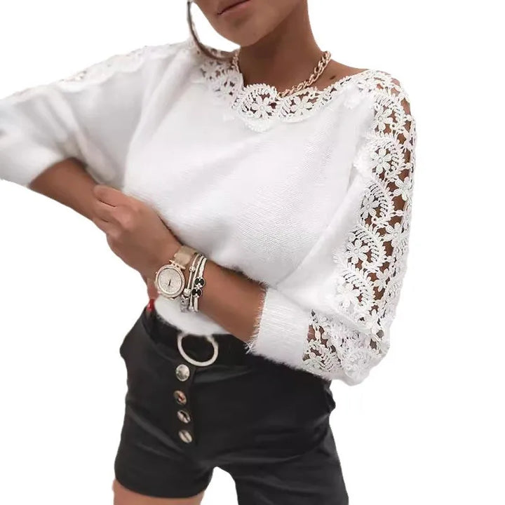 Annabelle - Delicate Lace Sweater