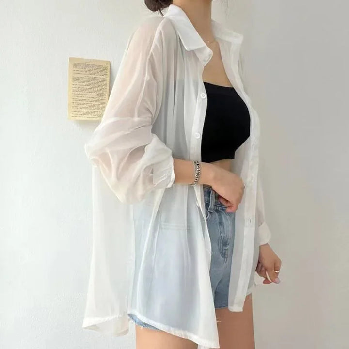 Estelle - Breezy Sheer Blouse
