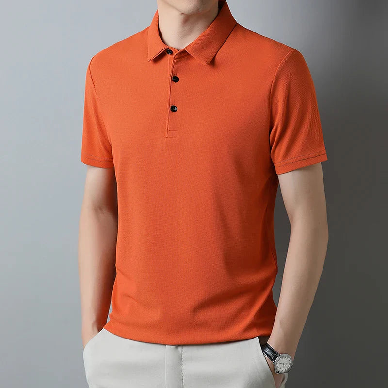 Heron - Sleek Textured Polo