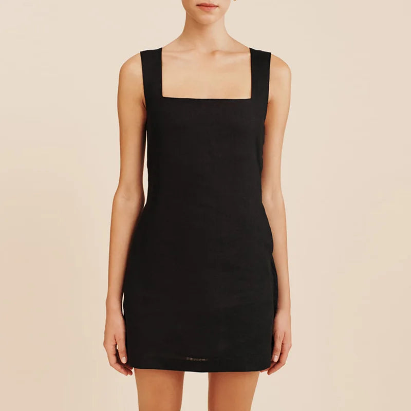 Tilda - Refined Linen Mini Dress