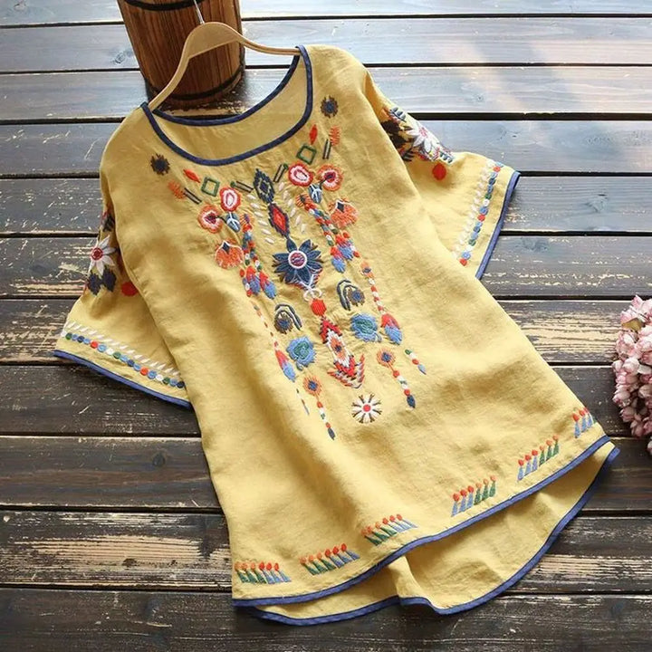 Kayla - Soft Embroidered Blouse