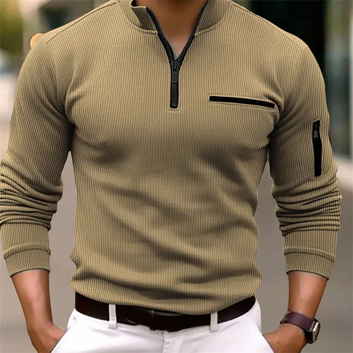 Bram - Sleek Ribbed Polo
