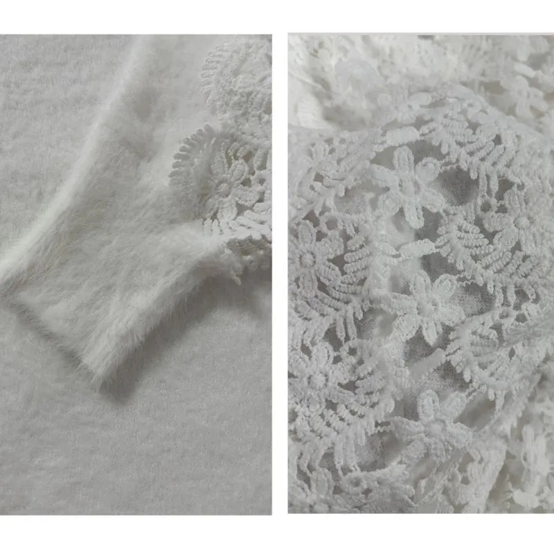 Annabelle - Delicate Lace Sweater
