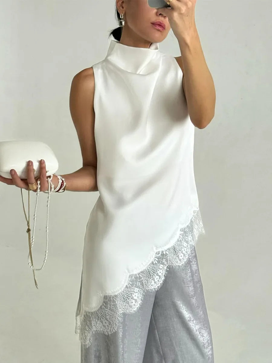 Rebecca - Fluid Lace Blouse