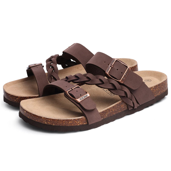 Zahara - Cushy Cork Sandals