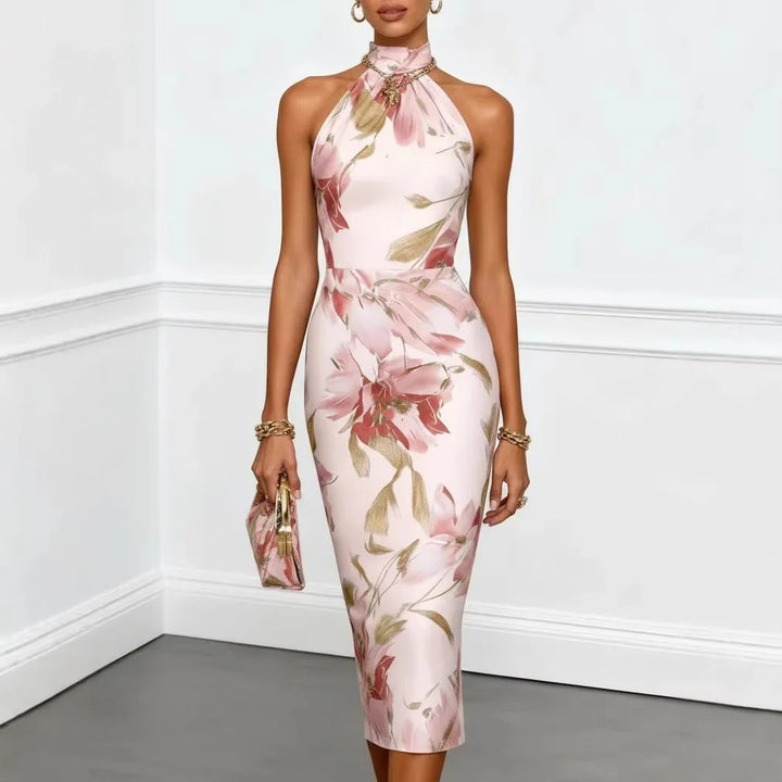 Denise - Silky Floral Dress
