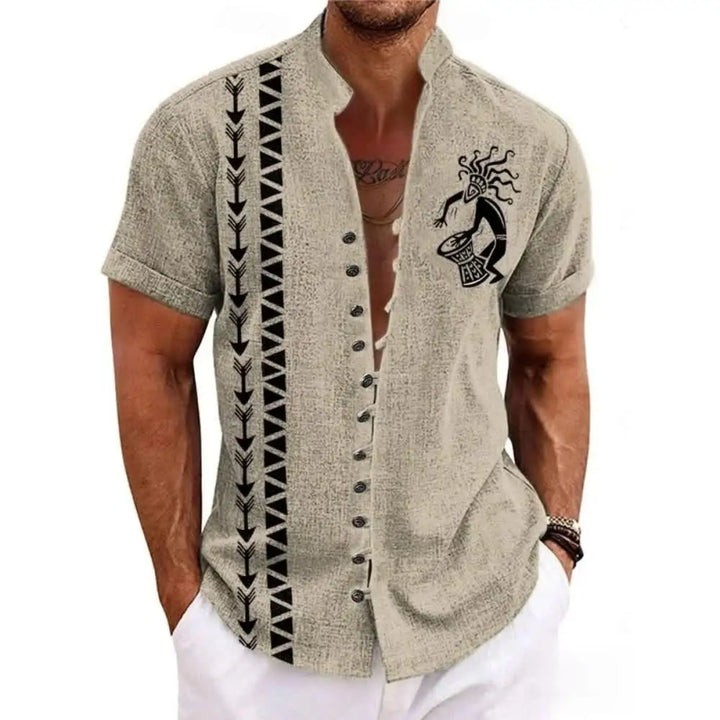 Chad - Rustic Linen Shirt