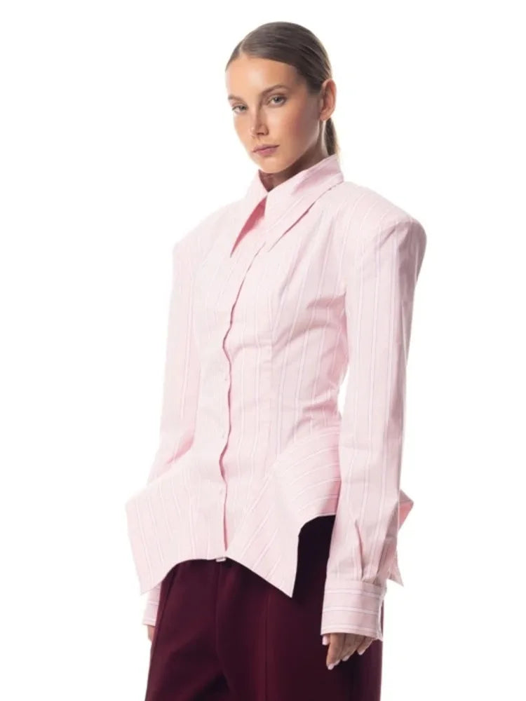 Delaney - Structured Cotton Blouse