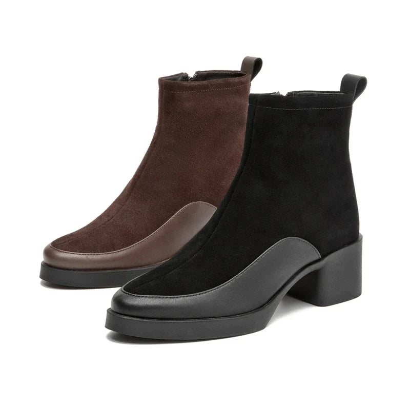 Jamie - Sleek Matte Ankle Boots