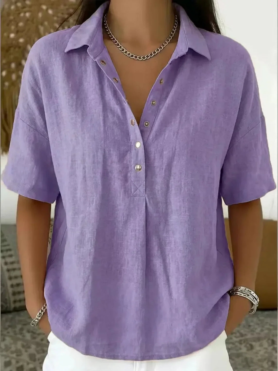 Eileen - Soft Textured Blouse