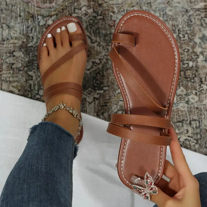 Ember - Sleek Leather Sandals