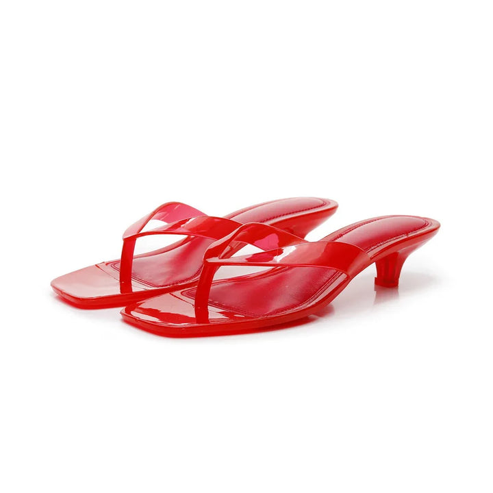 Brooke - Sleek Transparent Sandals