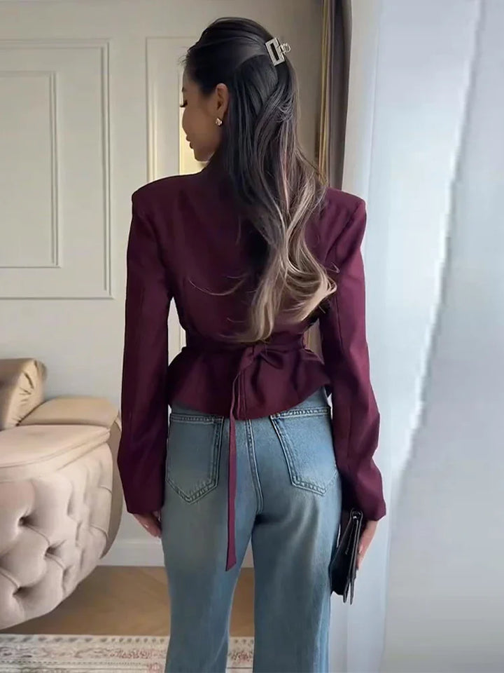 Nicole - Elegant Structured Blouse