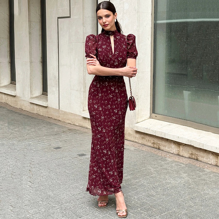 Valencia - Flowing Floral Dress