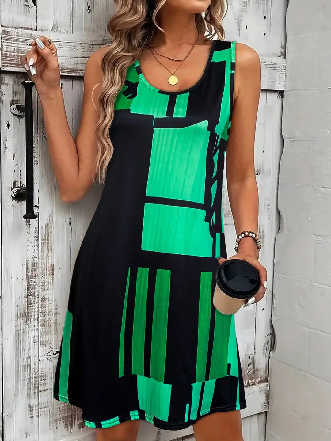 Darla - Silky A-Line Dress