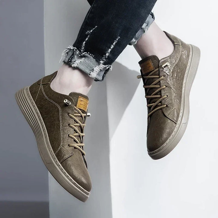 Xavien - Sturdy Leather Sneakers