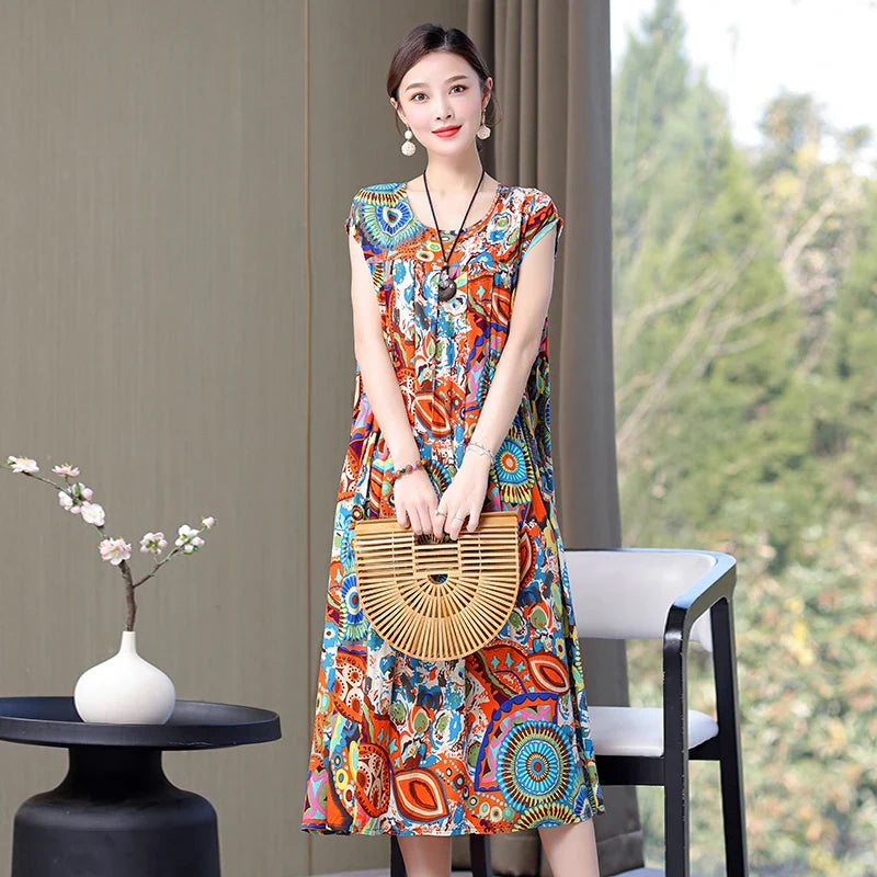 Charlotte - Smooth Floral Dress
