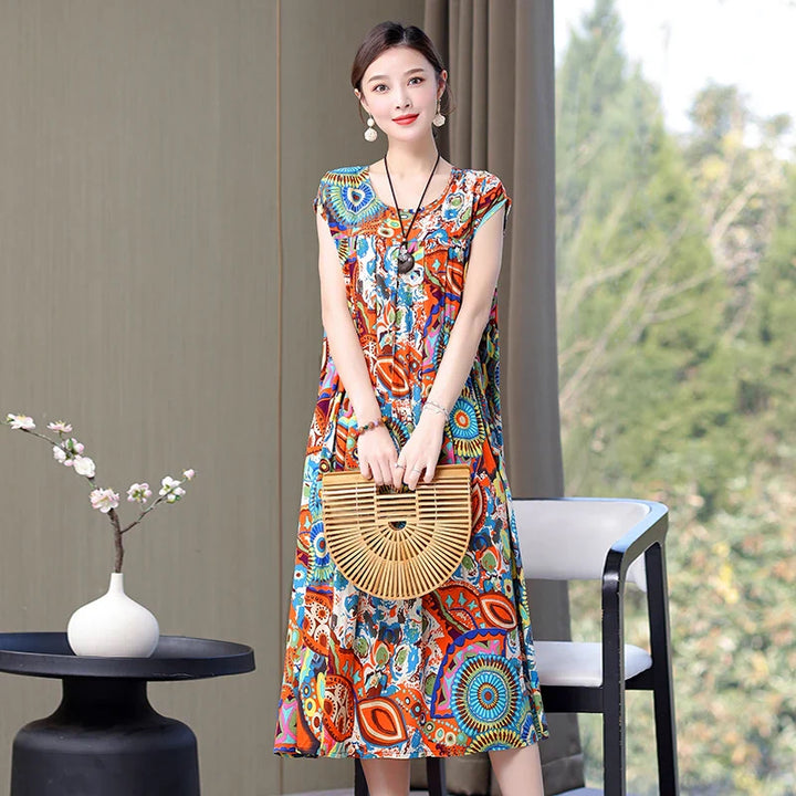 Charlotte - Smooth Floral Dress