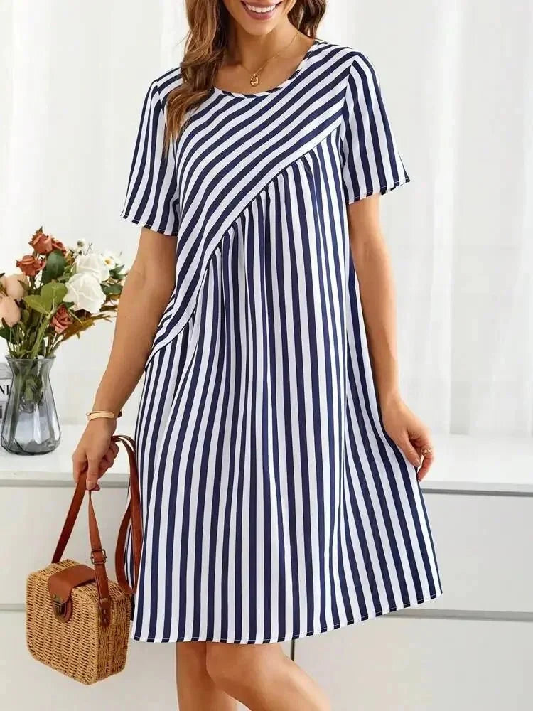 Chloe - Soft Stripe Dress