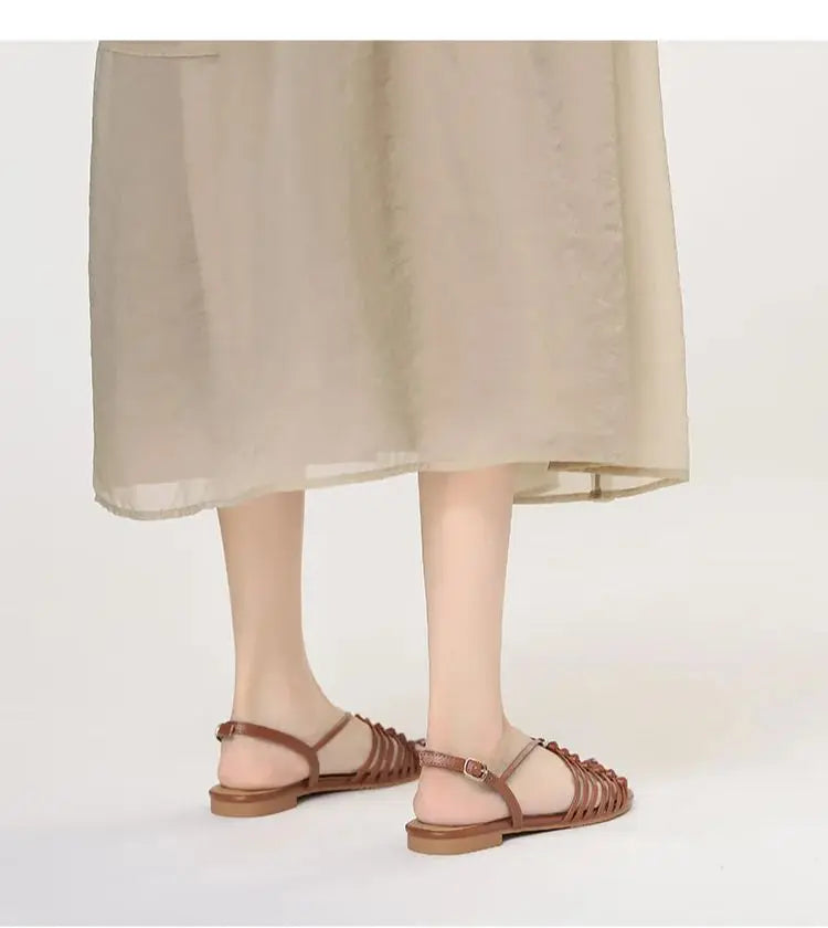 Greta - Elegant Leather Sandals